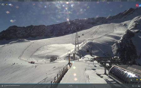 Glacier Rettenbach in Sölden Tyrol Austria